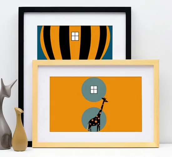 Custom MDF Photo Frame Home Decoration Wood Frame for Jigsaw Puzzle