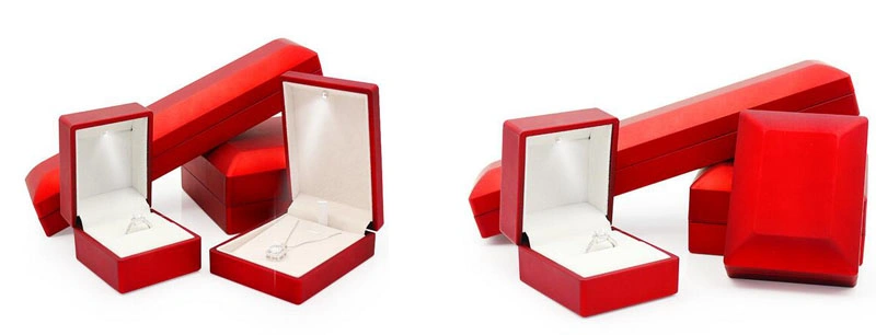 Creative LED Light Jewelry Box, Propose Ring Box, Pendant Gift Box, Wholesale Jewelry Box