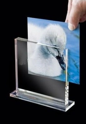 Customize pH-143 Clear Acrylic L Shape Photo Frame