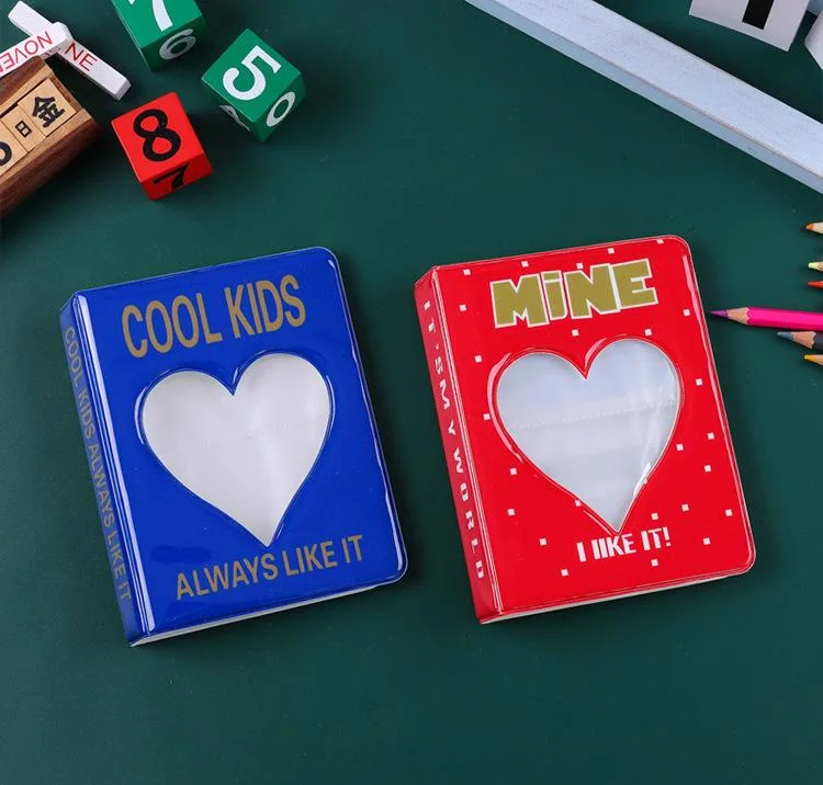 Custom Plastic Cover Game Card Book Postcard Collection Storage Book Card Holder 3 " Kids Photo Album