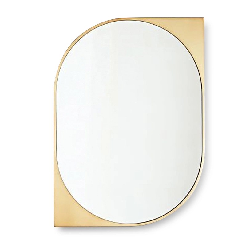 Special Shape Gold Frame Mirror Modern Iron Frame