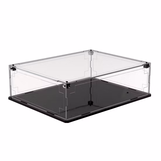 Caja de sombra de acrílico de alta calidad personalizada al por mayor de fábrica ISO BSCI