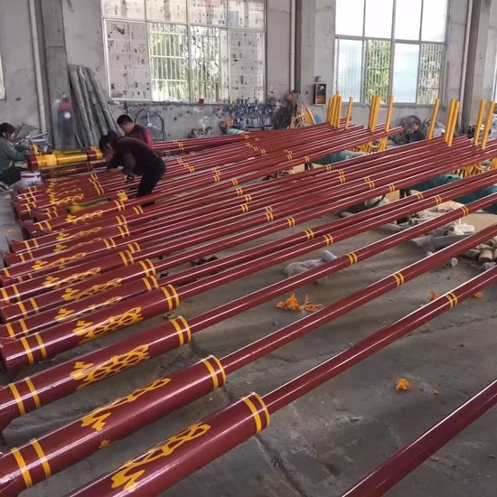 Farola de energía solar poste de luz de calle de carretera de acero ce galvanizado