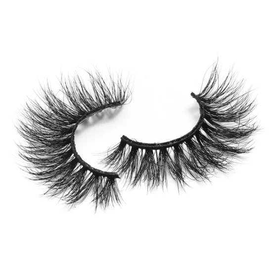 2021 Private Label Fluffy 25mm Mink Eyelash Proveedor personalizado con caja